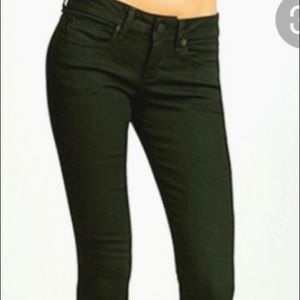 Bebe dark black skinny jeans